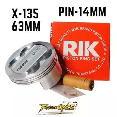 Yamaha Sniper Forged Piston X-135 63mm Forged HYS168 High Pressure Piston Set  • $69.06