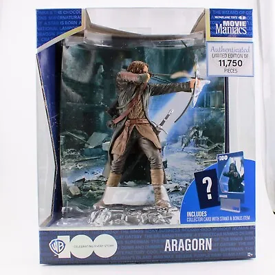 Mcfarlane Movie Maniacs Aragorn Lord Of The Rings Limited Edition 6  Figure • $39.99