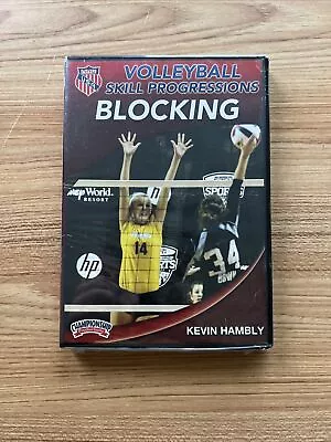 Volleyball Skill Progressions: Blocking (DVD 2013) Instructional Kevin Hambly • $26.95