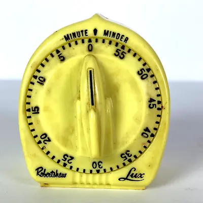 Minute Minder Atomic Rocket Knob Robert Shaw Lux Kitchen MCM Mid Century Timer • $40