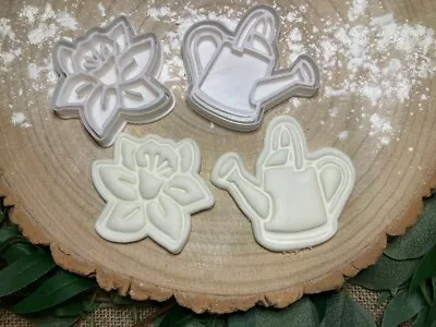 Daffodil And Watering Can Cookie Cutter / Fondant / Icing • £9.49