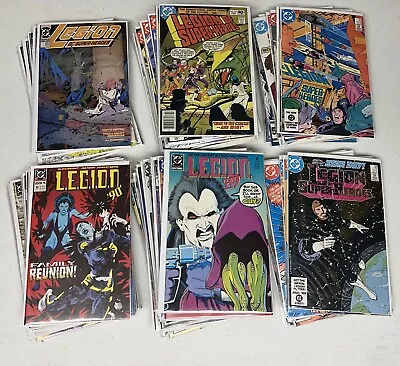 HUGE LOT OF 100 Legion Of Super Heroes LEGION Comic Books DC Sleeved & Boarded • $10.50