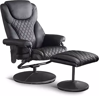 Recliner With Ottoman Reclining Chair With Massage 360 Swivel Living Room Chai • $359.99