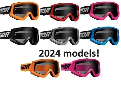 Thor Combat Racer Sand Goggles For ATV UTV Offroad Motocross Riding - Adult Size • $19.95