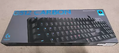 $85 • Buy Logitech G512 CARBON RGB Mechanical Gaming Keyboard - GX Brown Tactile
