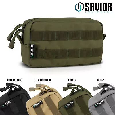 Tactical Military Gear MOLLE Belt Vest Attachment Pouch Horizontal EDC Waist Bag • $14.99