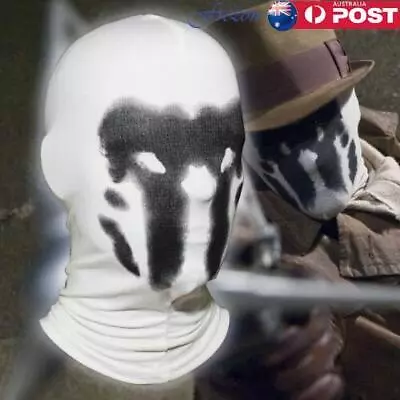 Rorschach Mask Watchman Balaclava Cosplay Costume Headgear Full Face Mask  AUS • $25.81