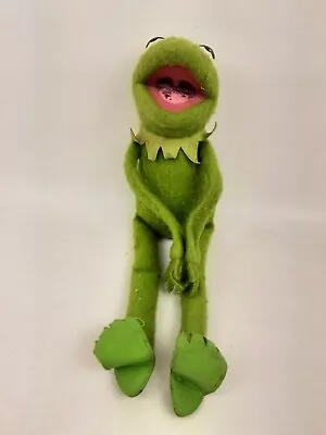 Vintage 1976 KERMIT THE FROG #850 Jim Henson MUPPET DOLL Fisher Price Plush Toy  • $15