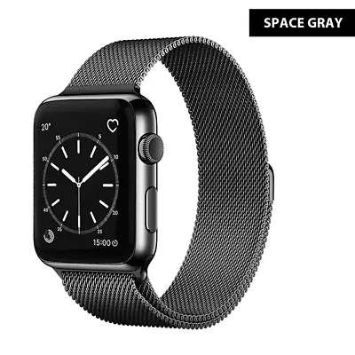 $9.95 • Buy Milanese Loop Strap For Apple Watch All Series IWatch Stainless Steel Wrist Band
