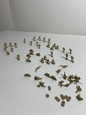 American Infantry Toy Soldier Miniatures Unpainted 59 Pieces • $19.99