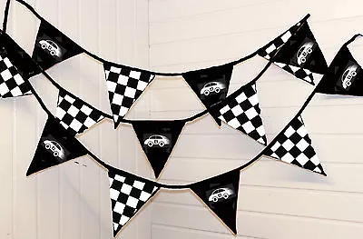 £9.99 • Buy Racing Bunting ** 5 And 10 Metres **  Boys, Festivals, Nursery, Birthday , Cars