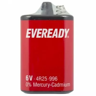 EVEREADY 4R25 6V Battery 6 Volt 996 PJ996 430 908 908S Lantern 4R25X  4R25RZ/B • £8.94