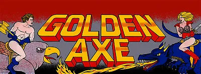 Golden Axe Arcade Marquee For Header/Backlit Sign • $15.75