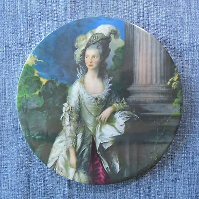 H & R Johnson Round Tile Trivet From ENGLAND Classical Painting Tom Gainsborough • $9.99