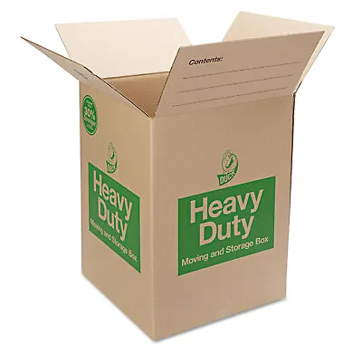 Duck Heavy-Duty Moving/Storage Boxes 18l X 18w X 24h Brown 280727 • $16.42