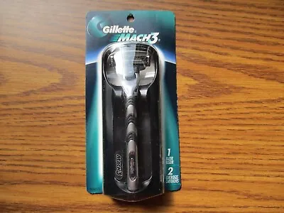 Original Gillette Mach3 Razor Fit Turbo M3 Power Blade Shaver Handle 2 Cartridge • $34.99
