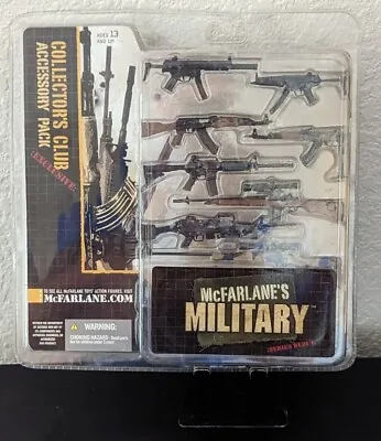 McFarlane Military Collector’s Club Exclusive Accessory Pack - Guns Weapon - NIB • $100