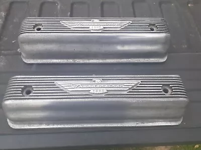 1955-57 Ford Thunderbird Valve Covers Aluminum Y Block 272 292 312 • $150