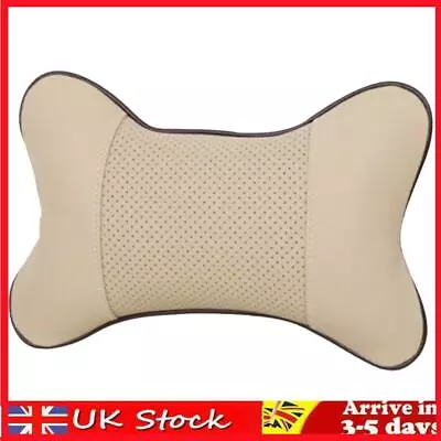 Universal Car Elastic Headrest Automobile Seat Neck Support Pillow (Beige) • £5.49