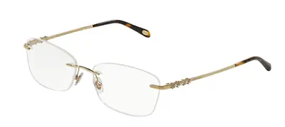 TIFFANY & CO . Eyeglasses - TF1110HB 6021 Pale Gold -- Womens - Swarkovski • $295