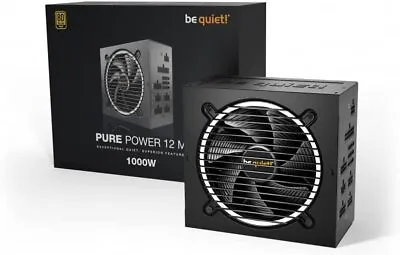 Be Quiet! 1000W 850W 750 Pure Power 12 M PSU Fully Modular Gold ATX 3.0 PCIe 5.0 • £91.99
