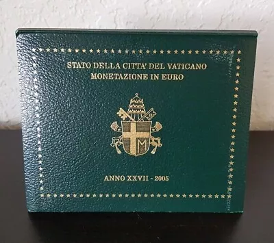 Vatican Brilliant Uncirculated 8 Coins Annual Coin Set 2005 In Blister • $79.99