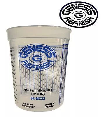 Paint Mixing Cups 32-Oz W/Calibrated Ratios - 20 Cups - FREE SHIPPING! • $29.99