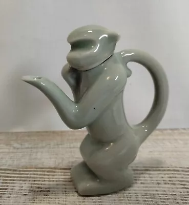 Miniature Porcelain Monkey Teapot Collectable By Bombay Co. Rare Find • $25