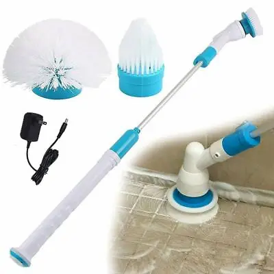 $53.27 • Buy Power Spin Scrubber Brush Rechargeable Bathroom Floor Tile Shower Tub Cleaner
