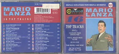MARIO LANZA - Diamond Series (16 Top Tracks)  CD Album (1988)  *FREE UK POSTAGE* • £4.99