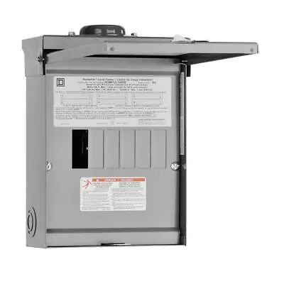 $66.63 • Buy Homeline 100 Amp 6-Space 12-Circuit Outdoor Main Lug Load Center(HOM612L100RBCP)