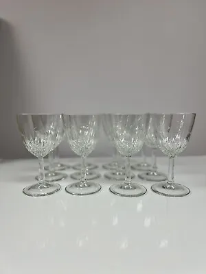 Vintage Crystal Goblets Glasses Set Of 12 • $15