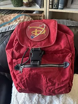 Disney Red Space Logo Backpack Used • $9.99