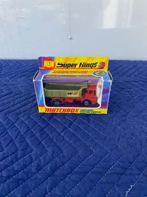 Matchbox Super Kings K-4 Leyland Tipper Truck In Original Unpunched Box - 1970 • $59.99