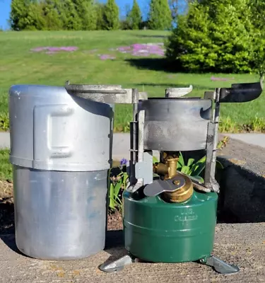 Vintage Coleman M-1950 Single Burner Stove Dated 1951 W/case Korean War (NICE!) • $74