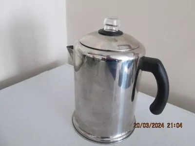 Farberware Stainless Stove Top Percolator Coffee Pot 4-12 Cups~new W/instruction • $34.99