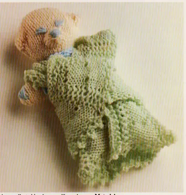 Knitting Pattern Copy 2931.   Toy Teddy Bear & Blanket.   17 Cm Tall.  DK • £2.89