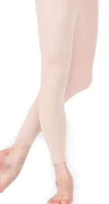 £6.50 • Buy Girls Children's Dance Footless Tights Opaque With Spandex  Black Tan 3-13 Yrs