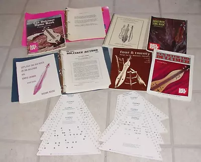 Lot 8+ Mountain Dulcimer Harp Instruction & Song Books & Cards Mel Bay Ford + • $35