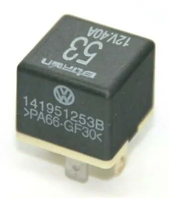 Relay No. 53 141951253B Multipurpose Relay 12V 40A VW Audi ŠKODA SEAT • $6.38