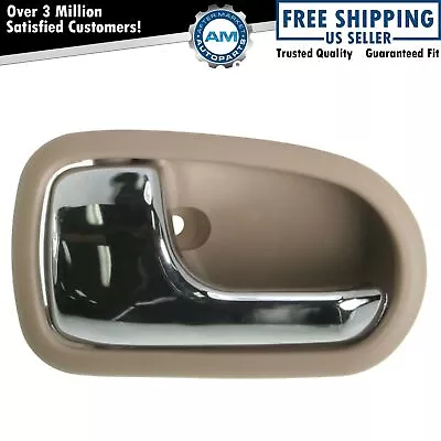 Inner Interior Inside Chrome/Brown Door Handle Driver Left LH For 95-03 Protege • $10.30