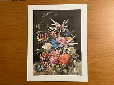 Marjolein Bastin Nature's Sketchbook Print ~ Ready To Frame ~ Floral Butterfly • $14.99