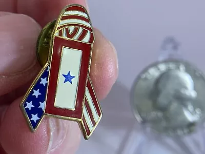 Military Memorabilia USA Lapel Service Banner Vintage Tack Pin T-769 • $9.99