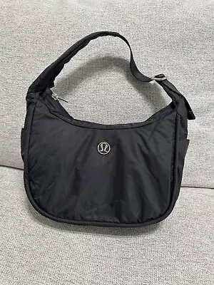 Lululemon Mini Shoulder Crescent Hobo Bag 4L Black NWOT AUTHENTIC • $64.99