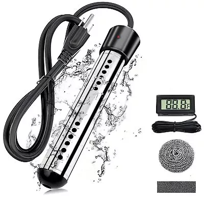 Immersion Water Heater2000W Electric Submersible Water Heater With 304 Stainles • $27.99