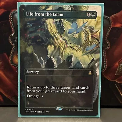 MTG Life From The Loam (Anime Borderless) Ravnica Remastered NM • $5.20