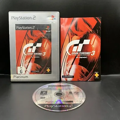 Gran Turismo 3 A-Spec - Playstation 2 - Complete With Manual - PAL  Free Postage • $6.35