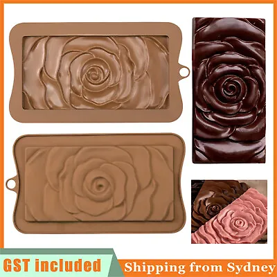 $5.49 • Buy Silicone Rose Flower Fondant Mould Chocolate Cake Mold Decoration Bake Tool DIY