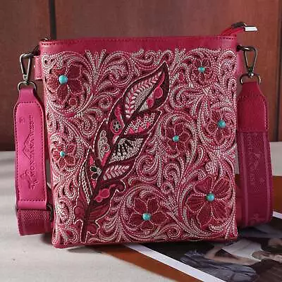 Montana West Cross Body Concealed Carry Purse Floral Embroidered • $54.99