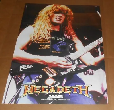 Megadeth 2-Sided Original Poster 30x22 RARE • $42.95